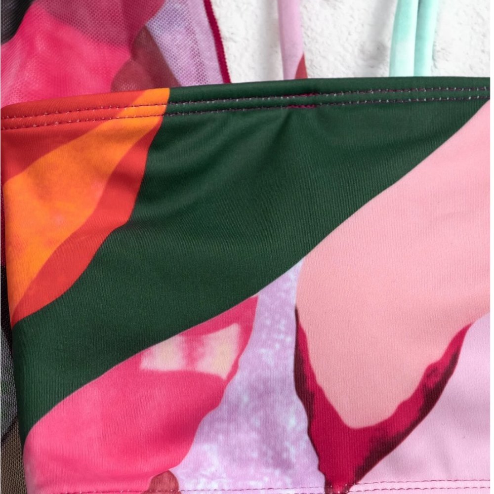 Graphic 3pc Bikini Swimsuit & Beach Skirt - Picture 8 of 10